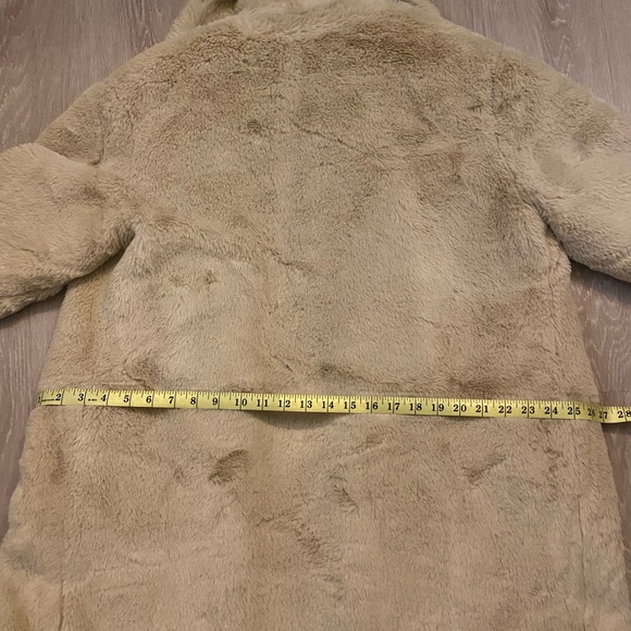 Vera Moda Faux Fur Oversized Teddy Coat - Picture 6 of 7